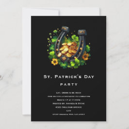 Invitation Lucky Horseshoe St. Patrick's Day