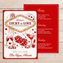 Lucky in Love Las Vegas Bachelorette Casino Party
