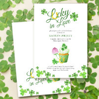 Lucky in Love St patrick nuptiale Shower Invitatio