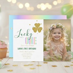 Invitation Lucky ONE Saint-Patrick 1er Anniversaire photo