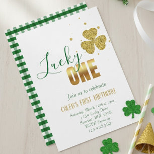 Invitation Lucky ONE St Patrick’s Day 1er Anniversaire