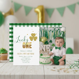 Invitation Lucky ONE St Patrick’s Day 1er Anniversaire photo