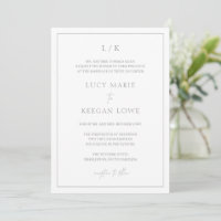 Lucy Grey Classique Mariage élégant
