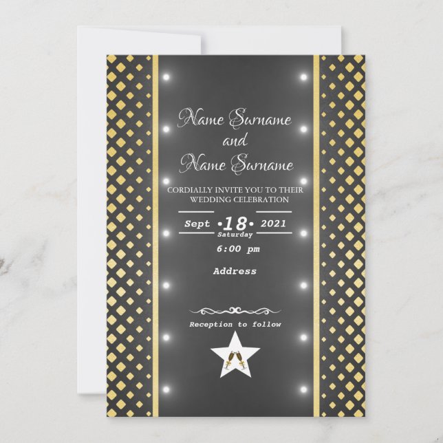 Invitation Lumières (Devant)