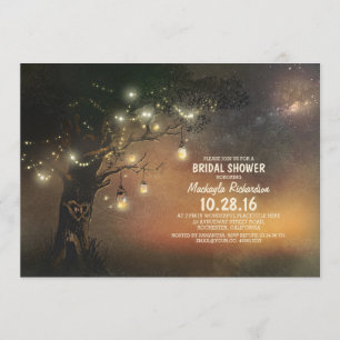 Invitation Lumières Arbre et Jarres Mason Fête des mariées ru