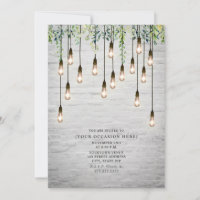 Lumières Edison Vintage Briques Blanches Fête Bota