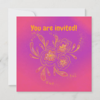 Invitation lumineuse