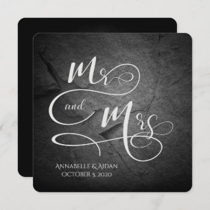 Invitation Luminosité de pierre noire