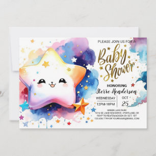Invitation Lunar Love's Lullaby Baby shower