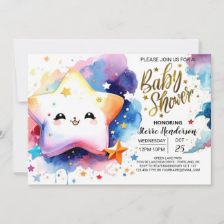 Invitation Lunar Love's Lullaby Baby shower