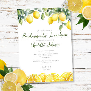 Invitation Luncheon Moderne des Demoiselles d'Honneur au Citr