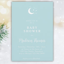 Lune Bleue d'hiver et étoiles