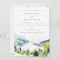 Lungern Suisse Aquarelle Douce Nuit de Mariage