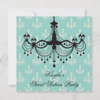 Lustre Bleu Cyan Fête Douce 16