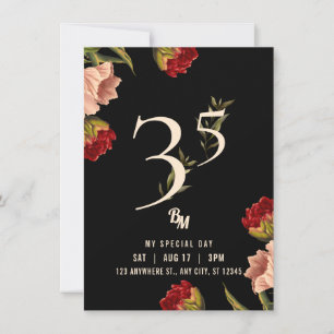 Invitation Luxe Avant Garde Baroque BM 35e anniversaire