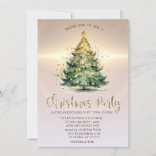 Invitation Luxe Christmas Tree Balls Gold Company