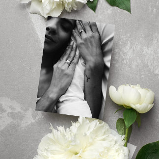 Invitation luxueux mariage à fleurs bleu