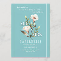 M. et Mme Mariage Post Brunch