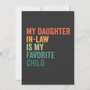 Invitation Ma fille en droit est mon cadeau préféré enfant ré
