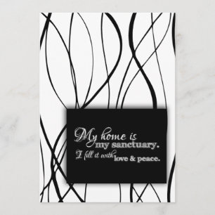 Invitation Ma Maison Est Mon Sanctuaire Accueil Bénédiction I