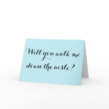 M'accompagneras-tu jusqu'à l'autel?