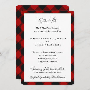 Invitation MacGregor Roy Buffalo Plaid