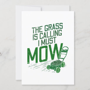 Invitation Machine à gazon