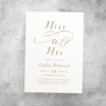 Mademoiselle romantique d'or à Mme script douche n