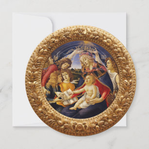 Invitation Madone du Magnificat de Sandro Botticelli