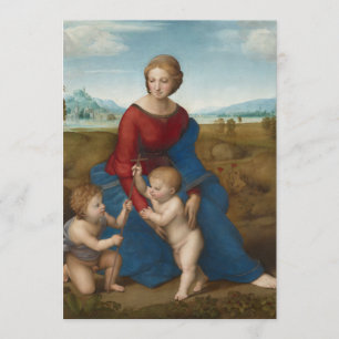 Invitation Madonna à Meadow Raphael