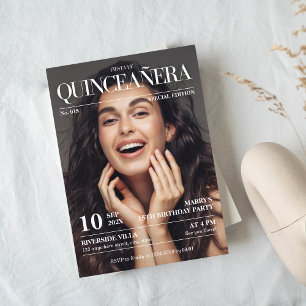 Invitation Magazine Editorial Journal quinceañera Photo