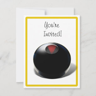 Invitation Magic 8 Ball ( Ajouter Votre Réponse)