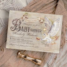 Magic Owl Wizard Sorcière fée Baby shower