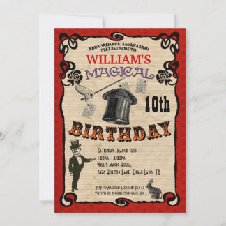 Invitation Magic Party