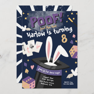 Invitation Magic Party Magic Show Anniversaire