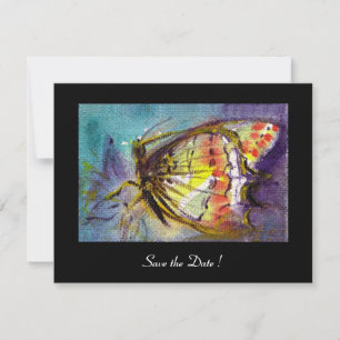 Invitation MAGIQUE BUTTERFER noir bleu