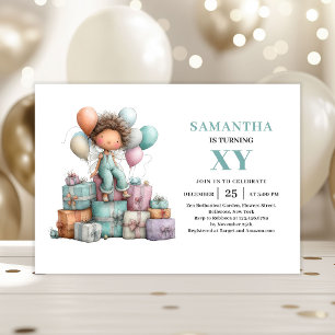 Invitation Magique et Mignonne pour les 8 ans de l