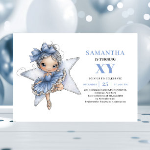 Invitation magique pour les 2 ans de la mignonne F