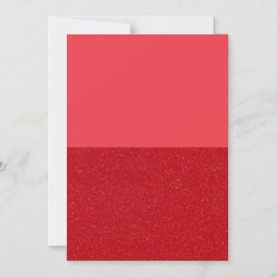 Invitation Magnétique Aimant à fond pailleté rouge tomate – Personnalisa