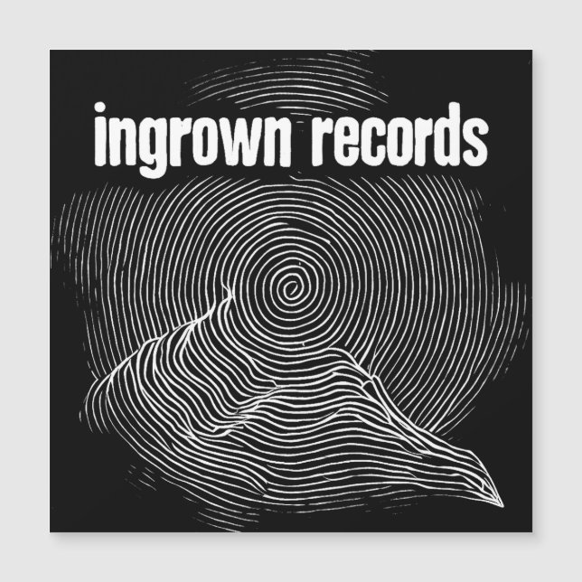 Invitation Magnétique Aimant de coupure de bois (Devant)