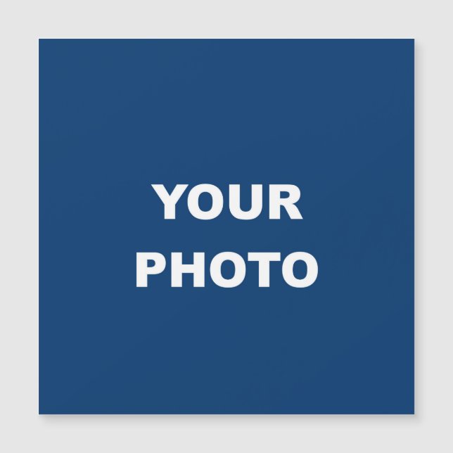 Invitation Magnétique Ajouter votre logo photo image (Devant)