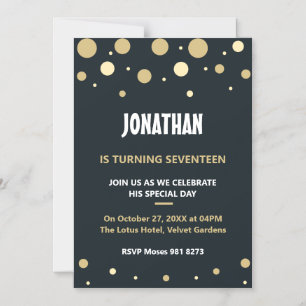 Invitation Magnétique Anniversaire mignon personnalisé