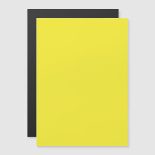 Invitation Magnétique Arrière-plan jaune uni vibrant