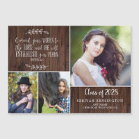 Bible Verse Rustique Christian Graduation