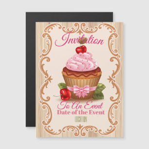 Invitation Magnétique Cake any Event
