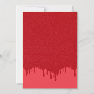 Invitation Magnétique Carton d'invitation magnétique à vernis rouge toma
