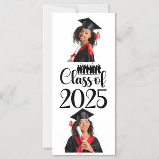 Invitation Magnétique Classe de 2025 Graduation Personnalisée