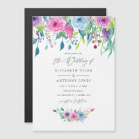 Combinaison couleur ultra violet Aquarelle Floral