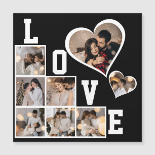 Invitation Magnétique Concevez votre propre collage de 8 photos