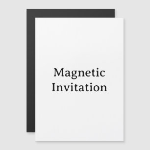 Invitation Magnétique Créez votre propre 5" x 7" simple personnalisé